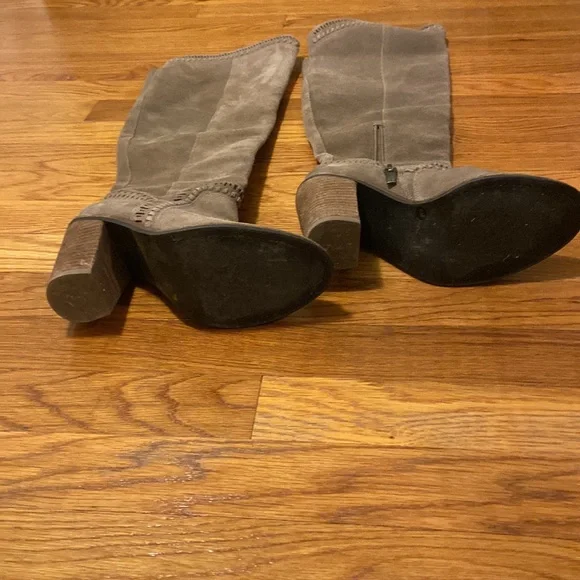 Over The Knee Suede Boots - Picture 2 of 3